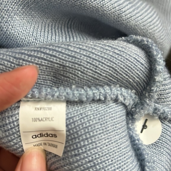 NWT adidas blue beanie one size - Picture 4 of 5